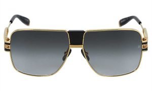BALMAIN BPS-103A-60 Women Sunglasses GOLD/MATTE BLACK