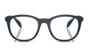 EMPORIO ARMANI EA 4211 5088/1W Men Optical with Clip-On Sunglasses Matte Blue