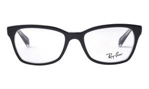 Ray-Ban RB1591 3529 - Kid Optical Frame Shiny black and transparent crystal
