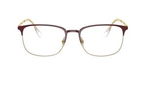 Ray-Ban RB6494 3156 Unisex Optical Frame Polished Bordeaux On Gold