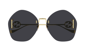 Gucci GG1203S 002 M Women Sunglasses GOLD