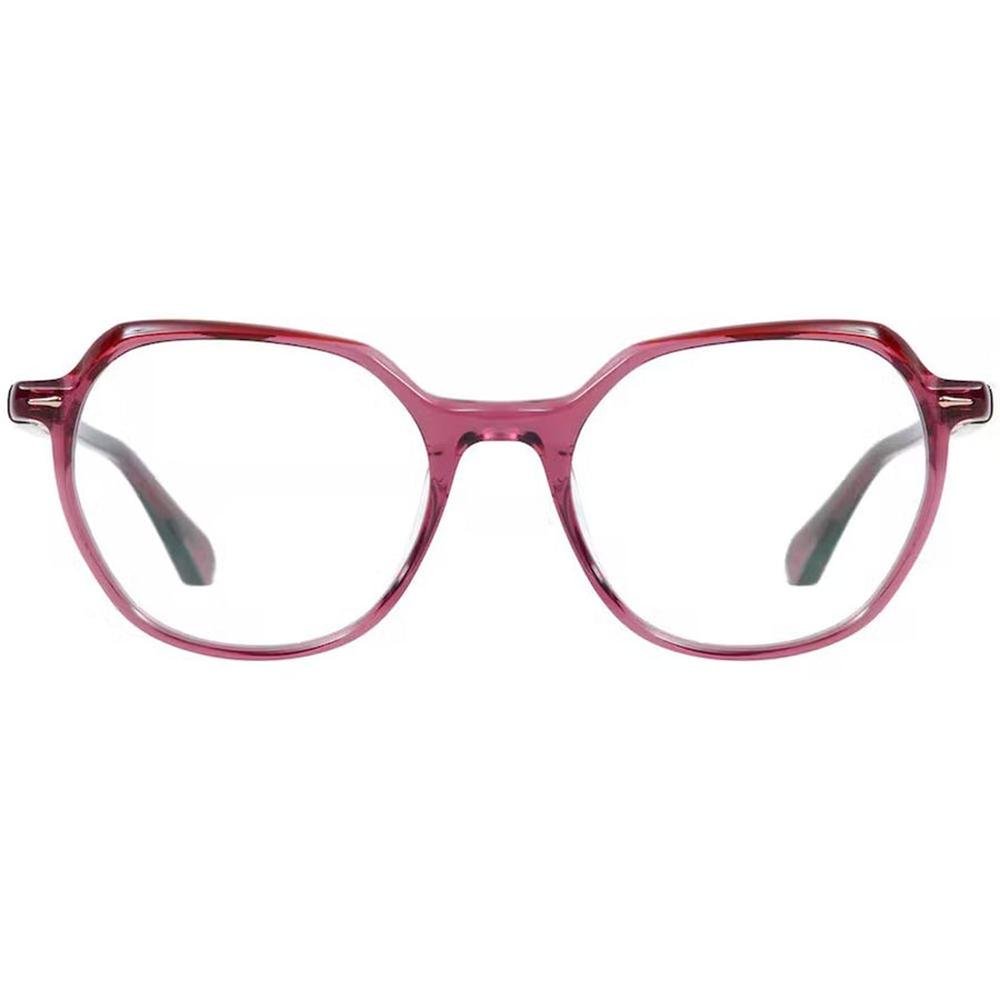 GIGISTUDIOS 6601/9 JUNE S/ROUND PU Women Optical Frame Purple & Demi Brown