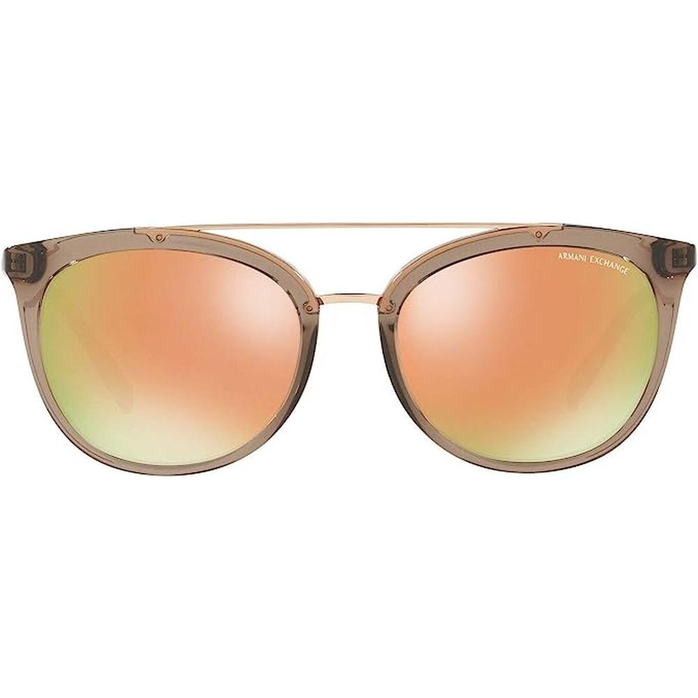ARMANI EXCHANGE AX 4068S 82404Z Women Sunglasses gray transparent pink gold