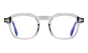 TOM FORD TF5836-B 020 Men Optical Frame Shiny Grey Crystal