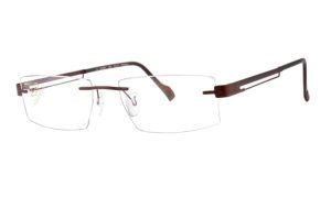 STEPPER SI-82374 F033 RIMLESS Men Optical Frame BROWN