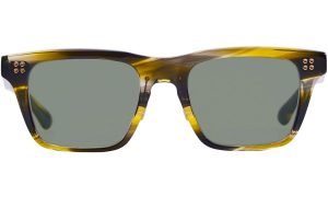 DITA DTS713-A-03 Unisex Sunglasses Yellow Cyber Smoke