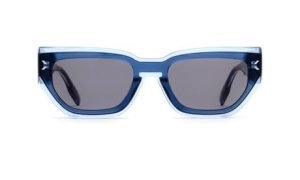 ALEXANDER MQ0363S 003 Women Sunglasses BLUE
