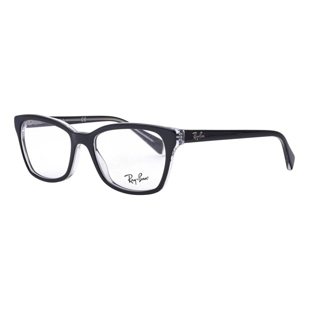 Ray-Ban RB1591 3529 - Kid Optical Frame Shiny black and transparent crystal - Image 2