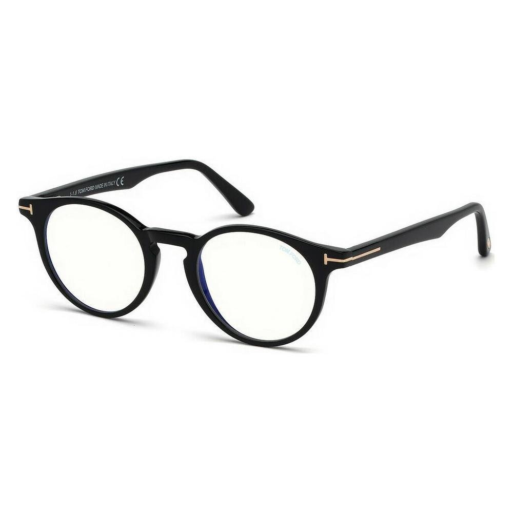 TOM FORD TF 5557-B 001 Unisex Optical Frame Shiny black - Image 2