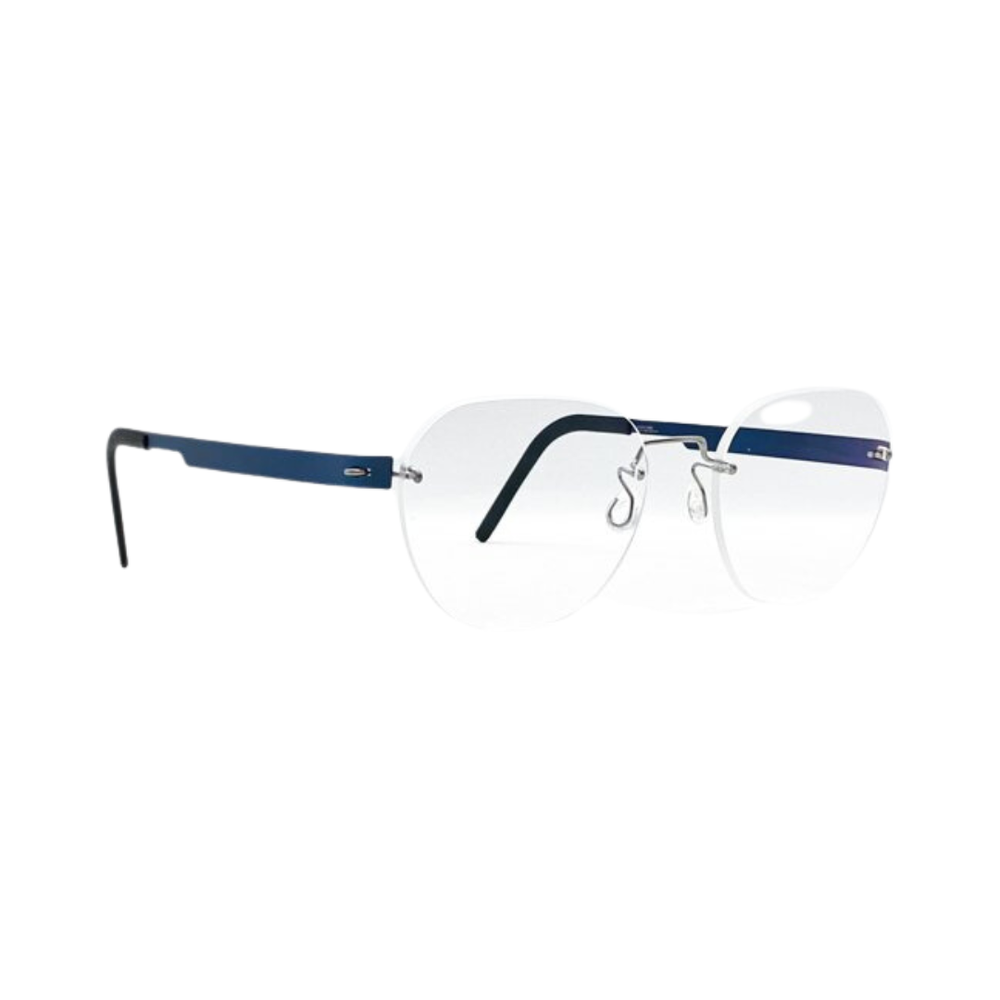 LINDBERG 2460 49 Unisex Optical Frame Silver - Image 2
