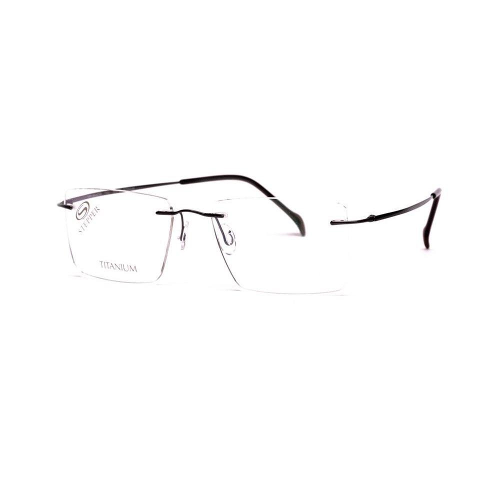 STEPPER SI-4271B F092 52 Unisex Optical Frame Matte Black - Image 2