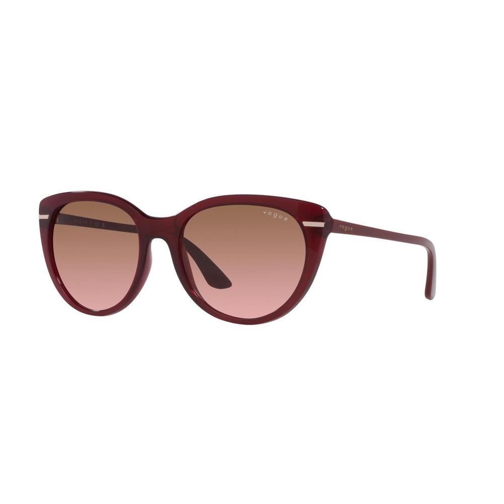 VOGUE VO5498-SI 225714 Women Sunglasses Transparent Bordeaux - Image 2