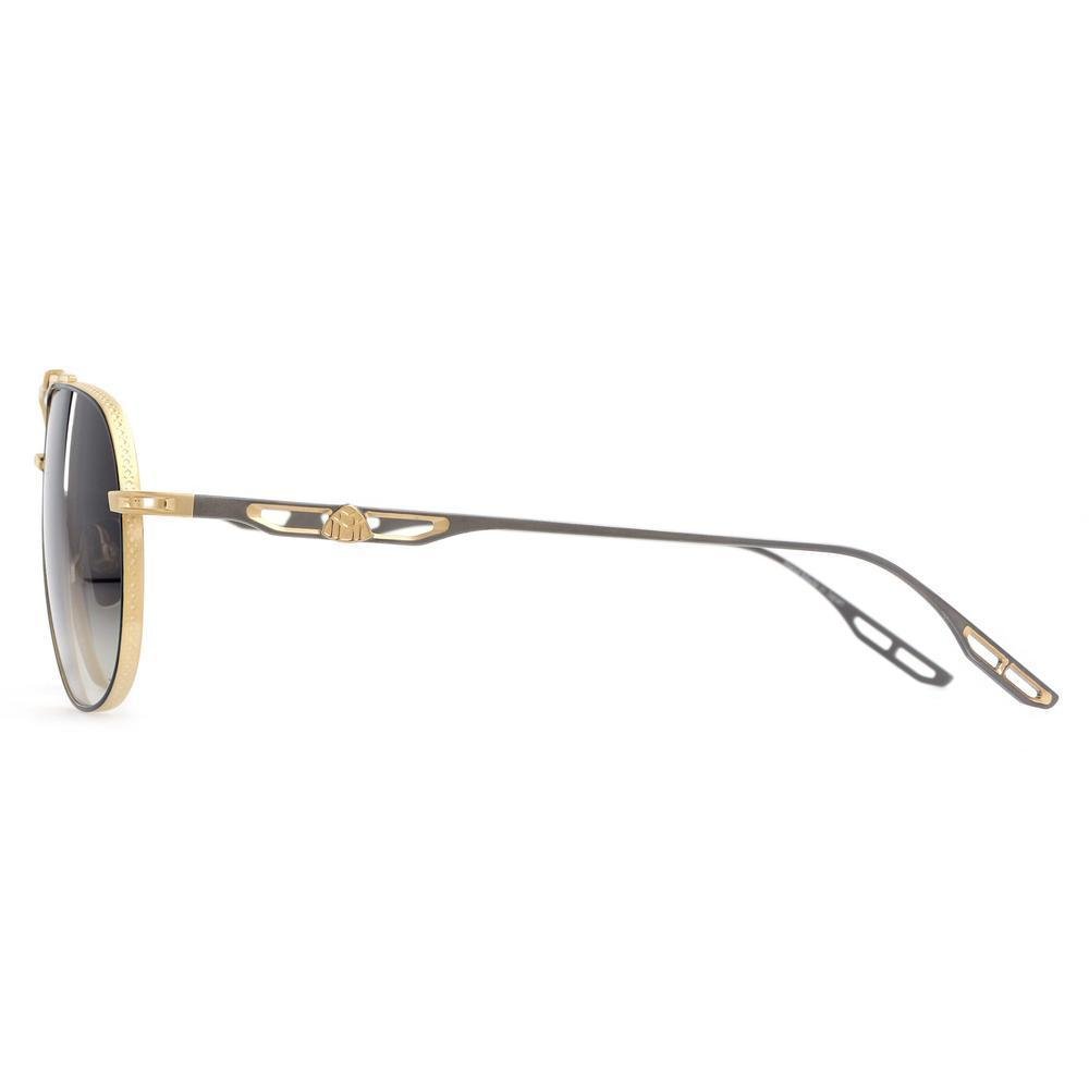 MAYBACH THE COMMANDER I Unisex Sunglass Gold - Image 2