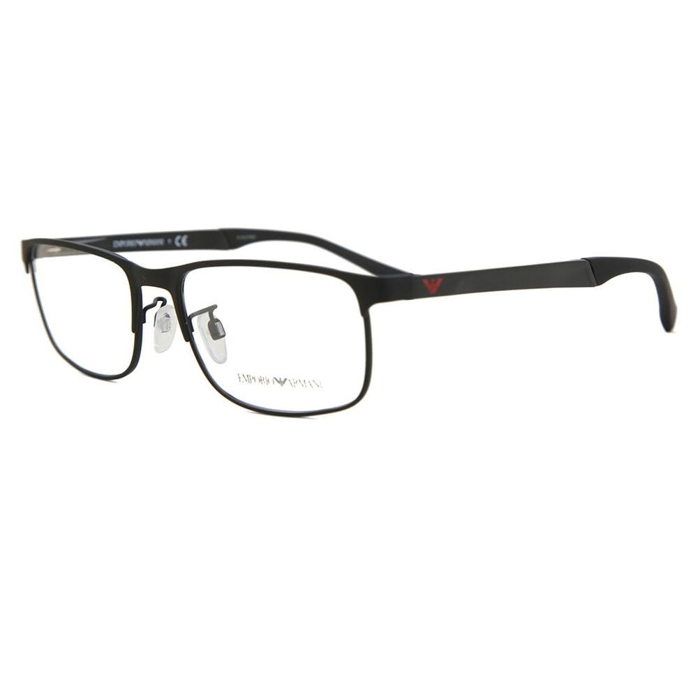 EMPORIO ARMANI EA1112 3175 Men Optical Frame RUBBER BLACK - Image 2