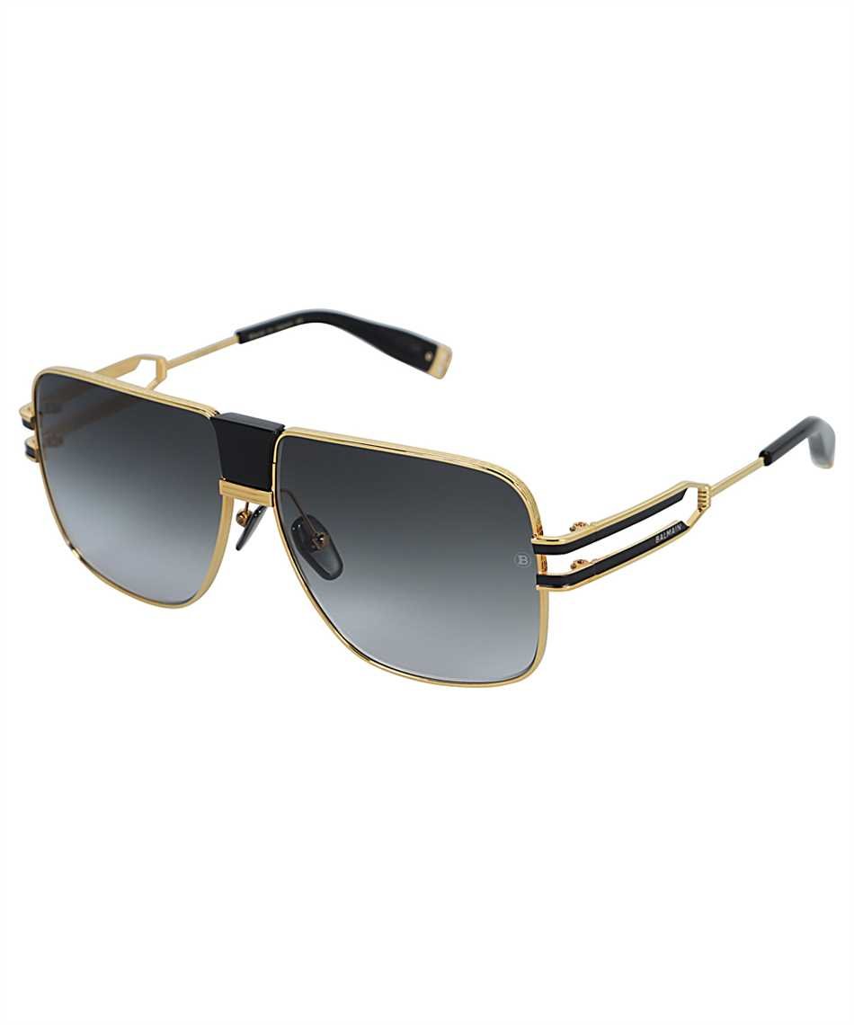 BALMAIN BPS-103A-60 Women Sunglasses GOLD/MATTE BLACK - Image 2