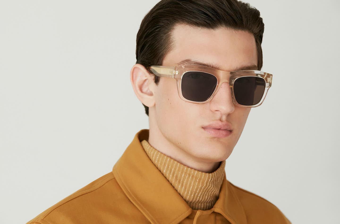 GIGISTUDIOS 6746/8 TURNER 1328 Unisex Sunglasses Crystal Clear - Image 3