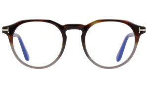 TOM FORD TF5833-B 056 49 Men Optical Frame Havana