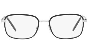 RAYBAN RB 6495 2861 Men Optical Frame Black and Silver