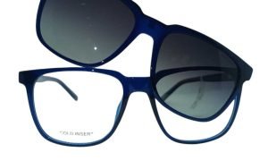 TOMMY HILFIGER TH 1089 C3 Men Optical with Clip-On Sunglass Blue