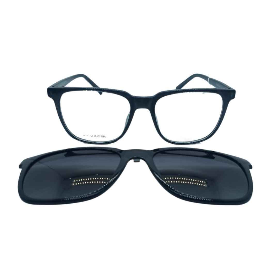 TOMMY HILFIGER TH 1089 C4 Men Optical with Clip-On Sunglass Gey