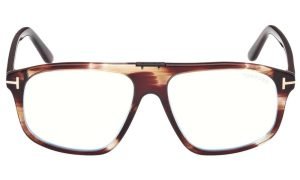 TOM FORD TF 5901-B 050 Men Optical BROWN