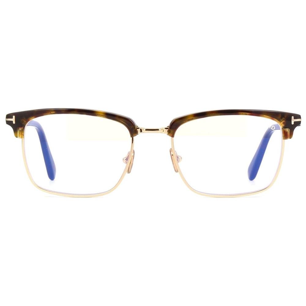 TOM FORD TF 5801-B 052 Men Optical Havana and Gold