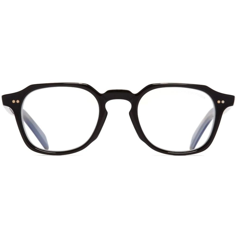 Cutler and Gross C&G OP CR03 01 Unisex Optical Glasses Black and Horn