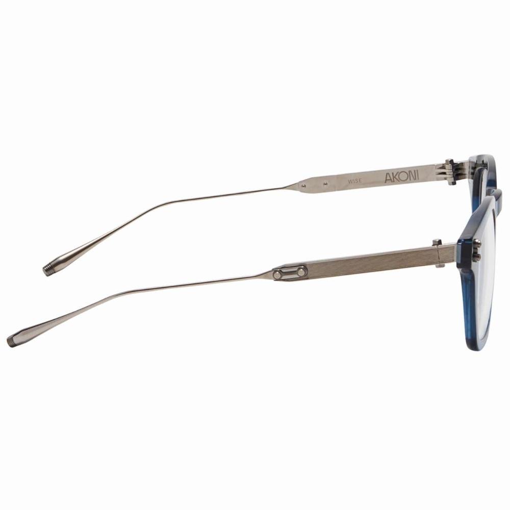AKONI AKX-418D BLU-PLD Unisex Optical Blue - Image 3