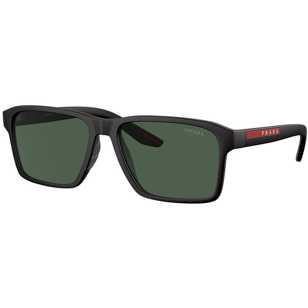 PRADA SPS 05Y DG0-06U Men Sunglass Black Rubber - Image 2