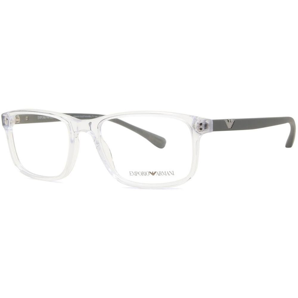 EMPORIO ARMANI EA 3098 5882 Men Optical Frame Shiny Clear - Image 2