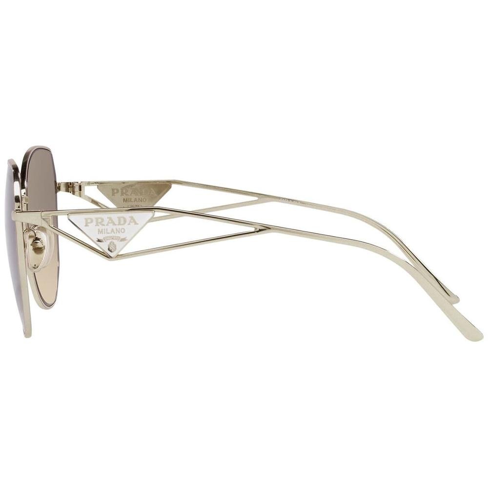 PRADA SPR 57Y ZVN-3D0 Women Sunglass Pale Gold - Image 3