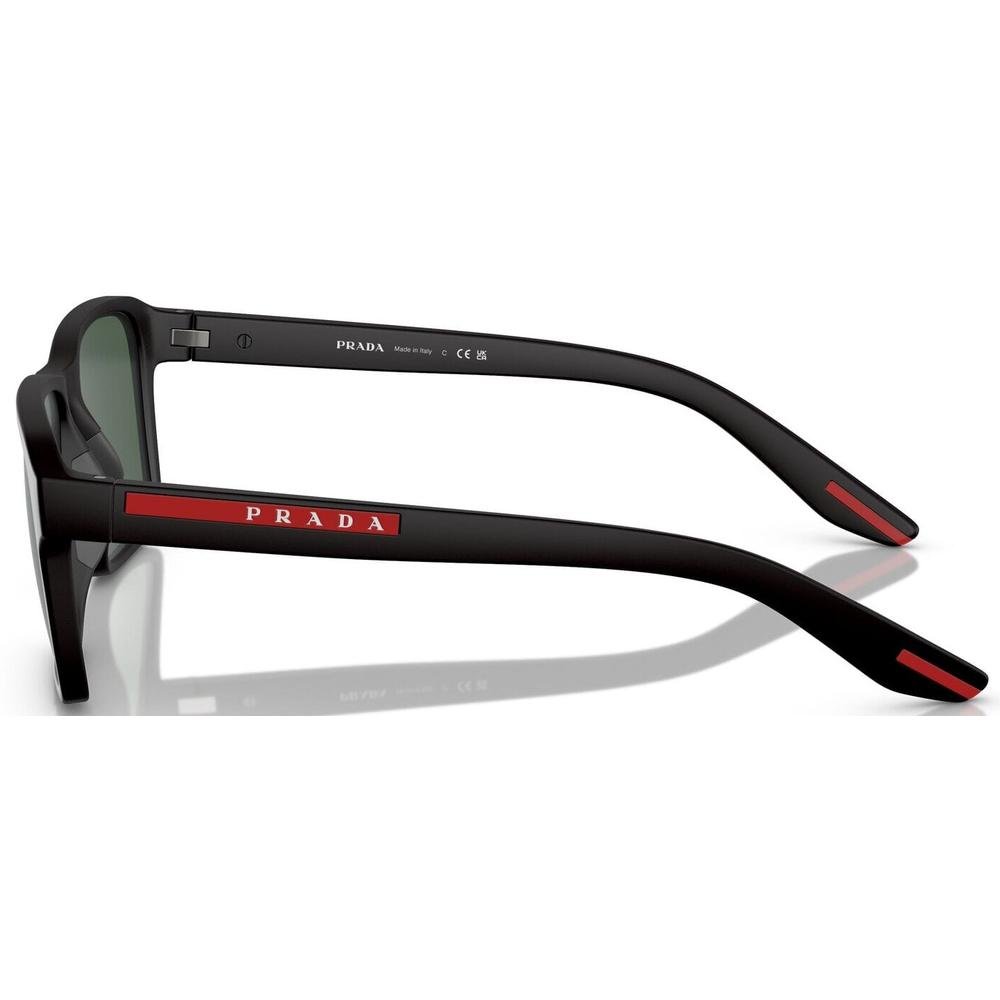 PRADA SPS 05Y DG0-06U Men Sunglass Black Rubber - Image 3