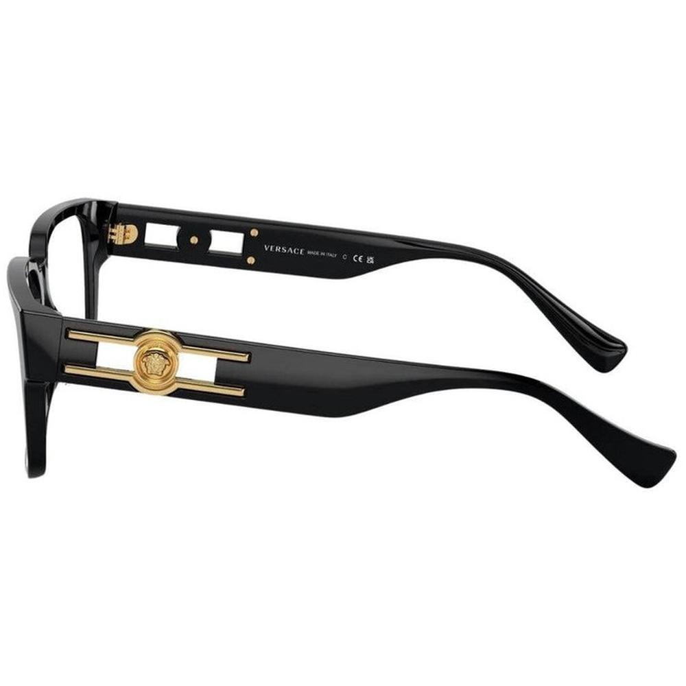 VERSACE VE 3346 GB1 Men Optical Frame Black - Image 3