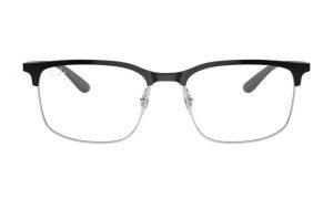 RAYBAN RB6518 3163 - Metal full Rayban Silver black Square