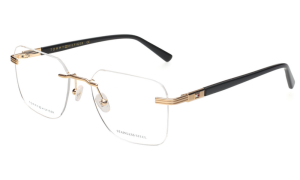 TOMMY HILFIGER TH6328 C7 54 - 3 pcs TOMMY HILFIGER Black gold Square