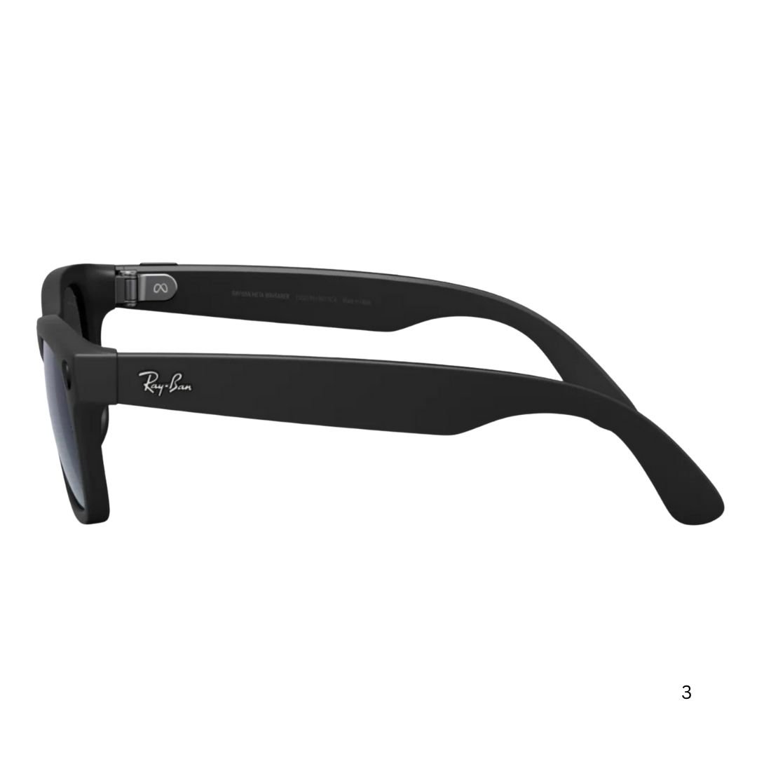 RAYBAN META RW4008 601ST3 53 - Sheet full Rayban Black Square - Image 3