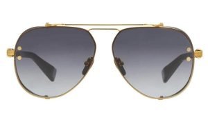 BALMAIN BPS 125 A 62 - Metal full BALMAIN Black gold Aviator
