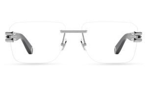 PHILIPP PLEIN PP086M 579 59 - 3 pcs PHILIPP PLEIN Silver black Square