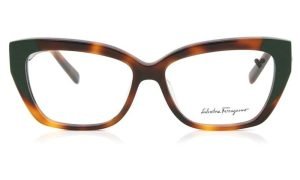SALVATORE FERRAGAMO SF2938N 220-53 - Sheet full SALVATORE FERRAGAMO Brown Cateye