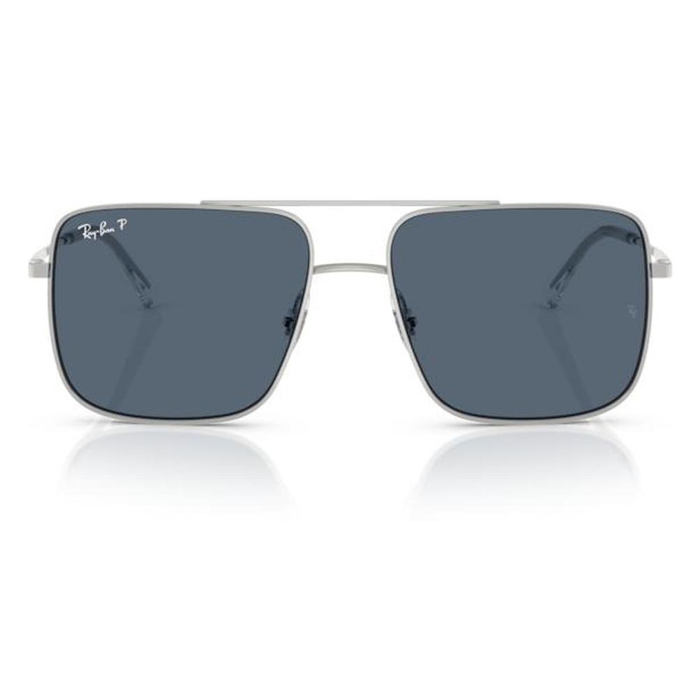 RAYBAN RB3758 003/2V 56 - Metal full Rayban Silver blue Square