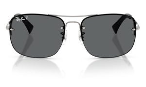 RAYBAN RB3761I 004/81 59 - 3 pcs Rayban Silver Square