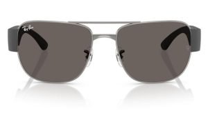 RAYBAN RB3756 004/B1 56 - METAL SHEET Rayban Gunmetal Square