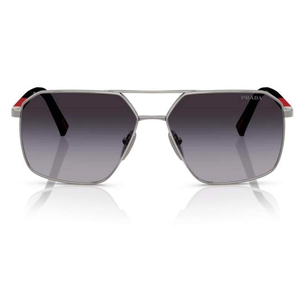 PRADA SPSA50 5AV09U 60 - Metal full Prada Gunmetal Square