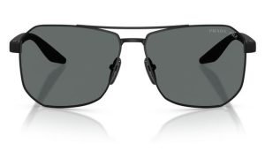 PRADA SPS A53 DG05Z1 62 - METAL SHEET Prada Black Square