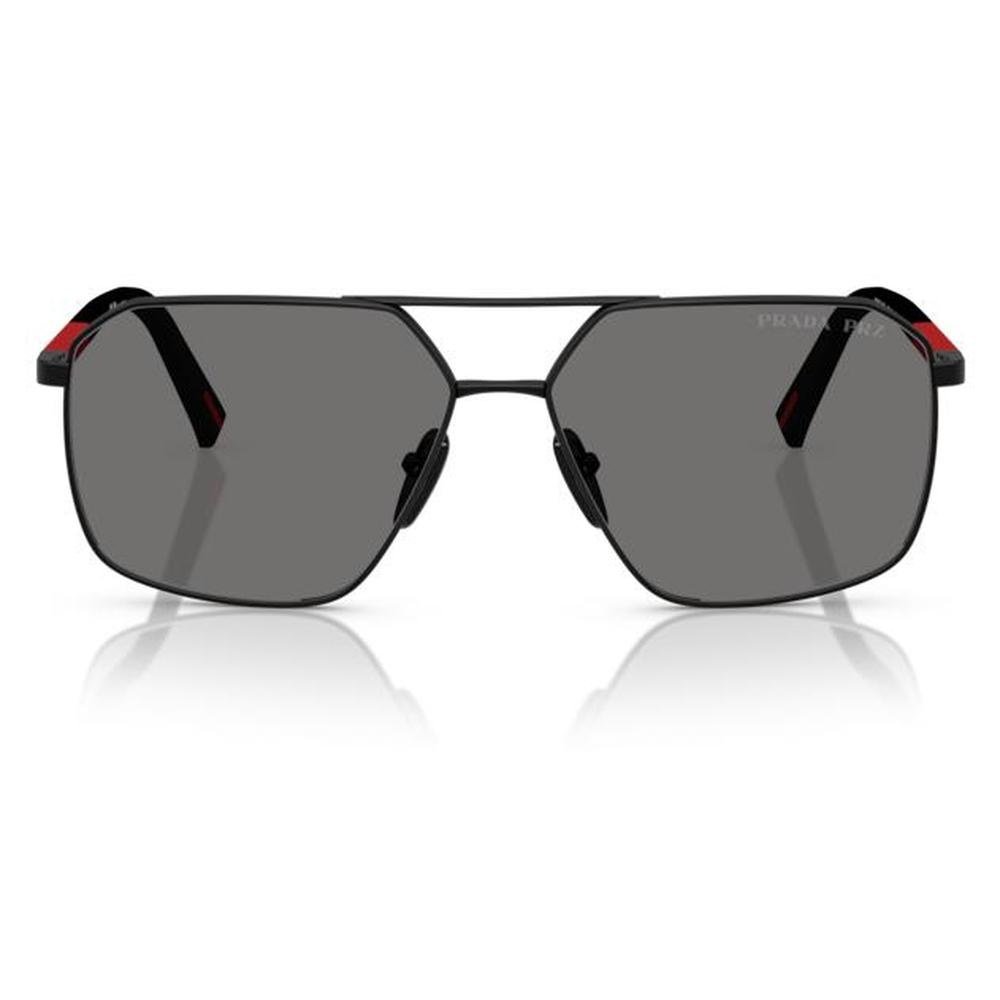 PRADA SPS A50 1BO02G 60 - Metal full Prada Black Square