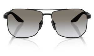 PRADA SPS A53 1BO5O0 62 - Metal full Prada Black Square