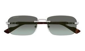 GUCCI GG1221S 008 56 - 3 pcs Gucci Silver Square