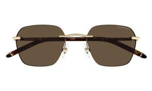 MONT BLANC MB0270S 004 51 - 3 pcs MONT BLANC Gold brown Square