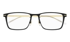 MONT BLANC MB0396ON 006 56 - Metal full MONT BLANC Grey Square