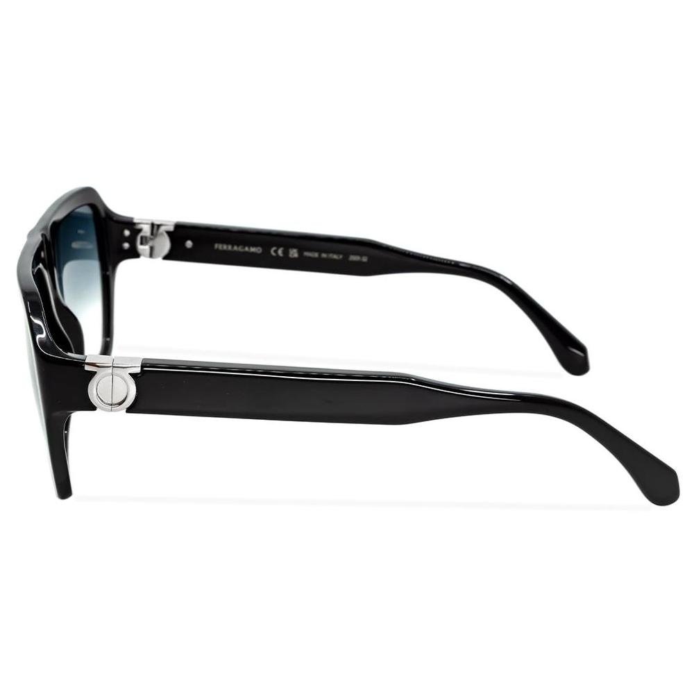 SALVATORE FERRAGAMO SF2080LBI 001 58 - Sheet full SALVATORE FERRAGAMO Black Square - Image 2